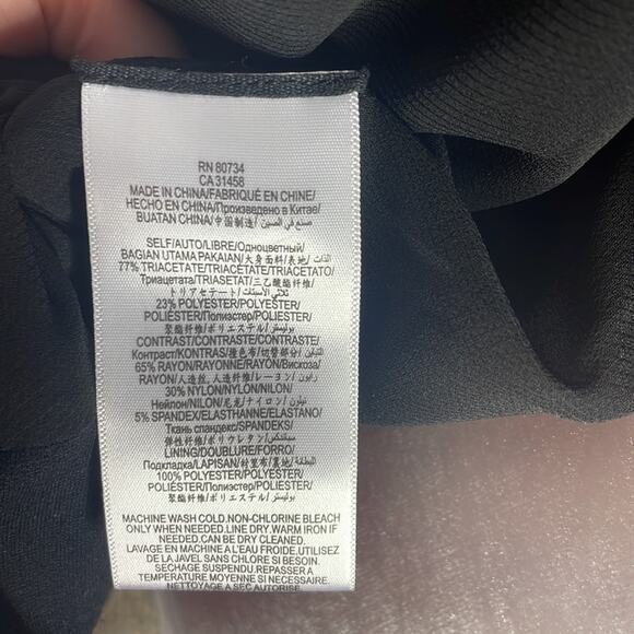 Bcbgmaxaria black zip up bomber jacket - Picture 6 of 8